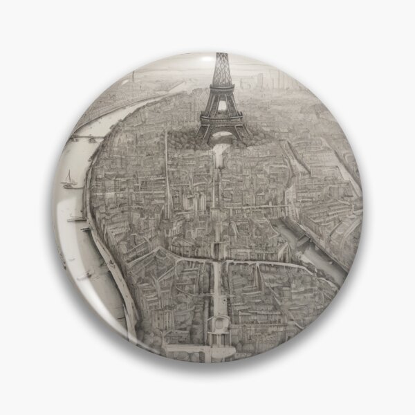 Item preview,   Map Of Paris France designed and sold by Lexicon-Looks.