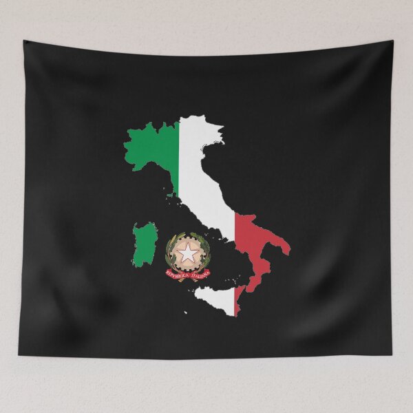 Item preview, Italy Flag Map designed and sold by AnimalsDH305.