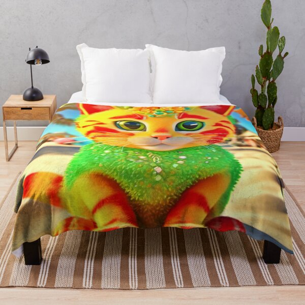 Item preview, Colorful Kitten 3D Animation designed and sold by Health And Fitness Posts e-Store.