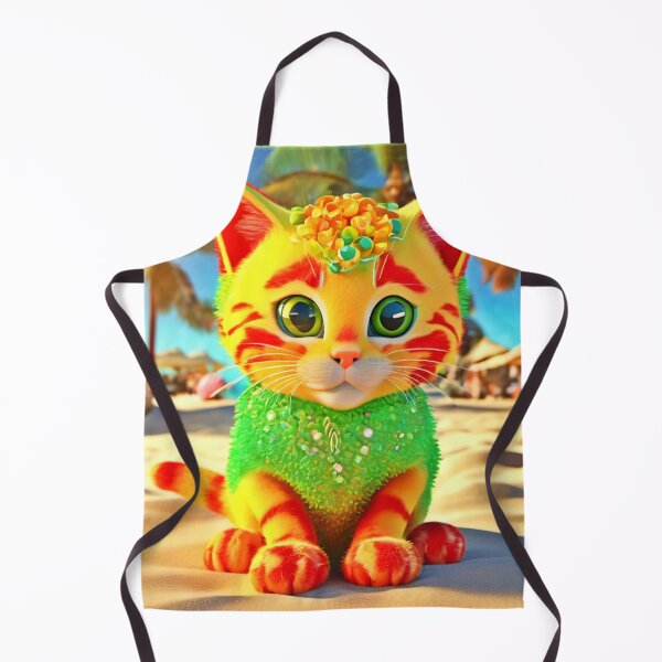 Item preview, Colorful Kitten 3D Animation designed and sold by Health And Fitness Posts e-Store.