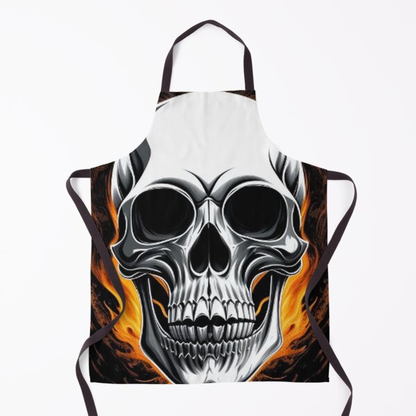Item preview, Classic Vintage Spooky Horror Skull designed and sold by TheDarkWardrobe.