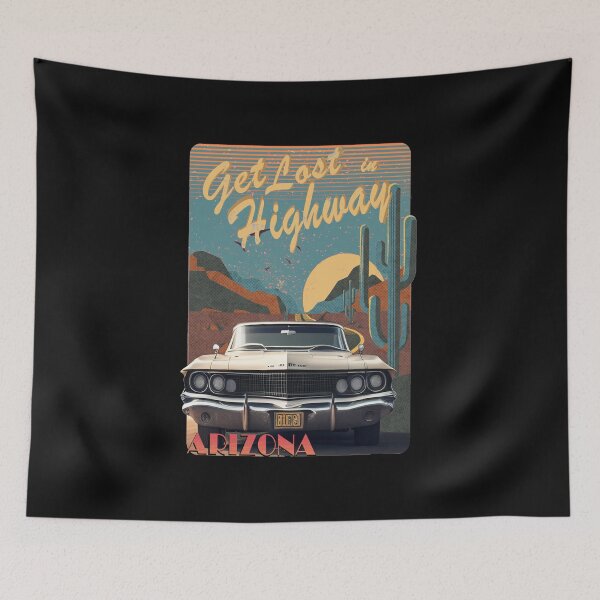 Item preview, Get Lost in Highway Arizona: Desert Adventure Graphic Tee designed and sold by Chonguissa Fashion.