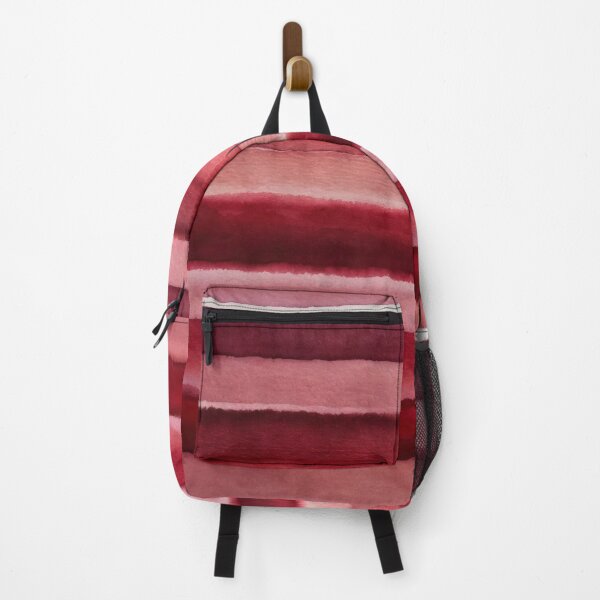 Item preview, Maroon Stripes Pattern, wine red watercolor striped designed and sold by patterncrow.