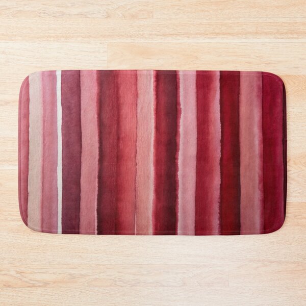 Item preview, Maroon Stripes Pattern, wine red watercolor striped designed and sold by patterncrow.