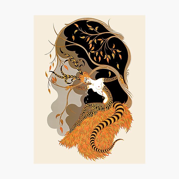 Item preview, Erté - The Seasons, Autumn, 1970 designed and sold by elektronen.