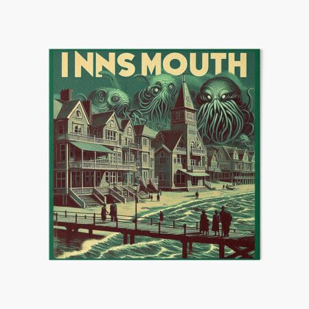 Artikel-Vorschau von CTHULHU MYTHOS INNSMOUTH REISEWERBUNG, designt und verkauft von CinemaObscura.