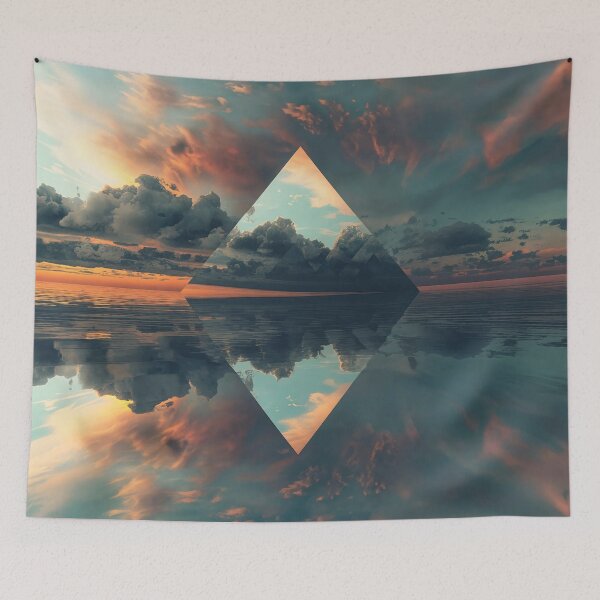 Item preview, Abstract Pyramid: Beyond the Horizon designed and sold by AM-Fine-Designs.