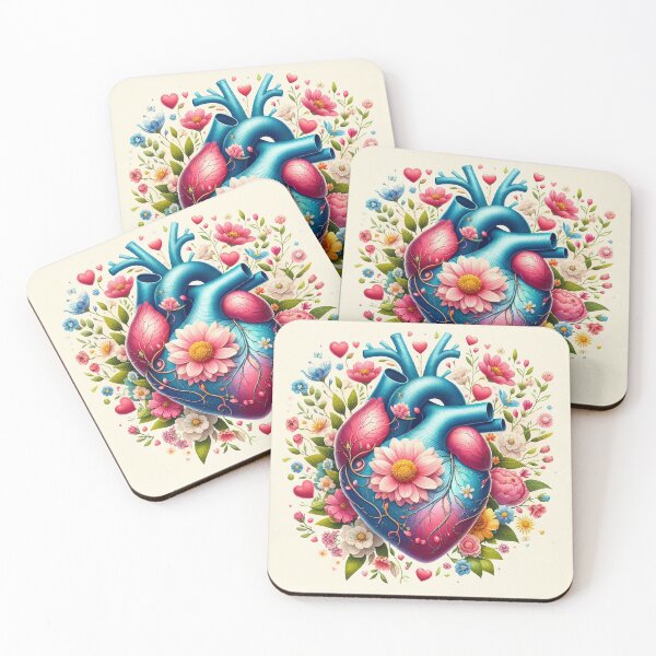 Item preview, Herat with spring flowers designed and sold by TevAr.