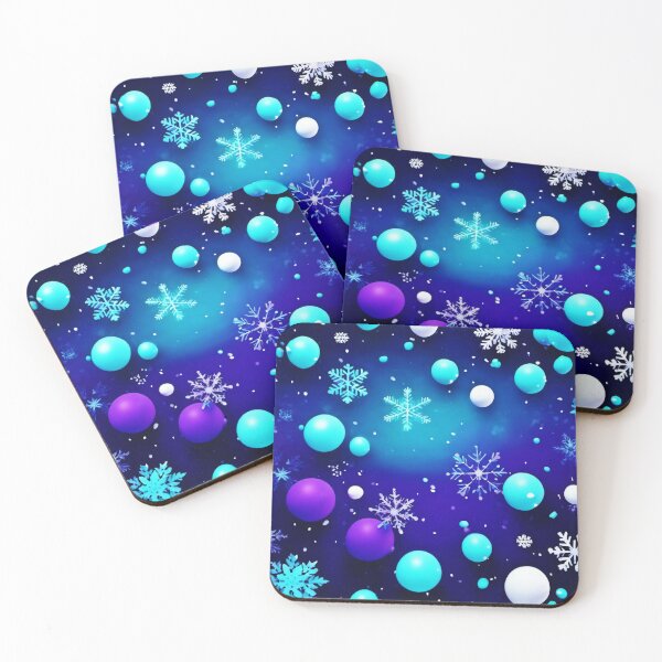 Item preview, Turquoise Snow 3D Animation designed and sold by Health And Fitness Posts e-Store.