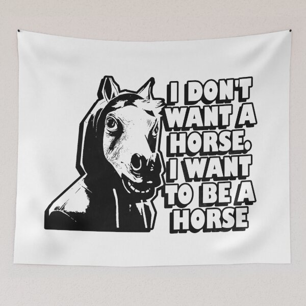 Item preview, I want to be horse designed and sold by The Cosmic Turtle.