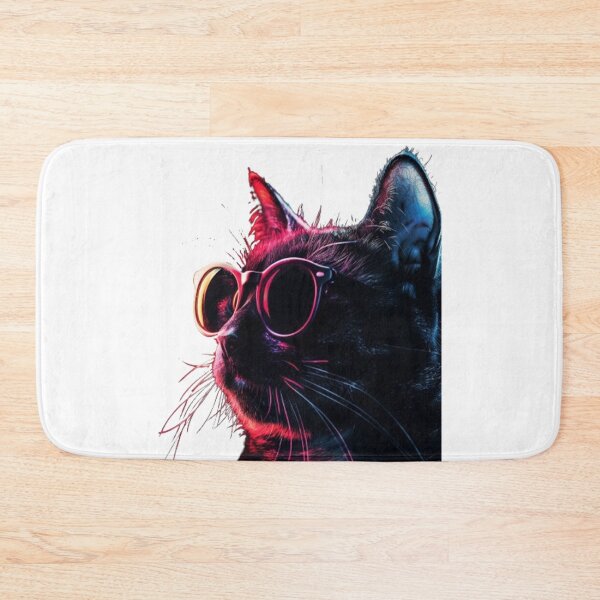 Item preview, Black Cat With Glasses designed and sold by TataGra.