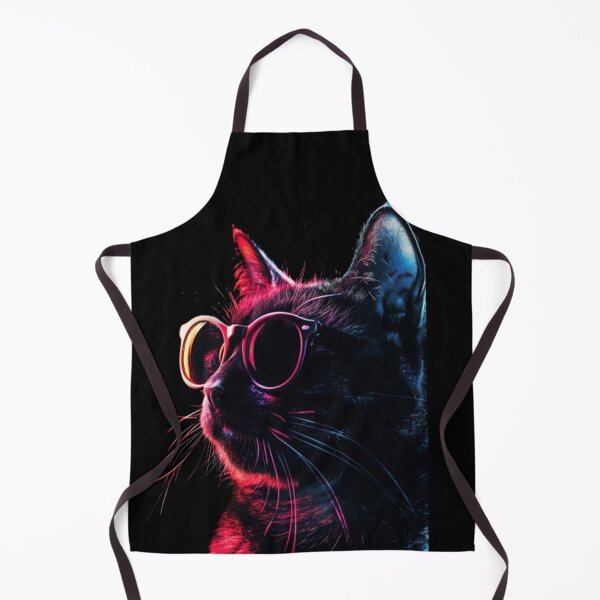 Item preview, Black Cat With Glasses designed and sold by TataGra.
