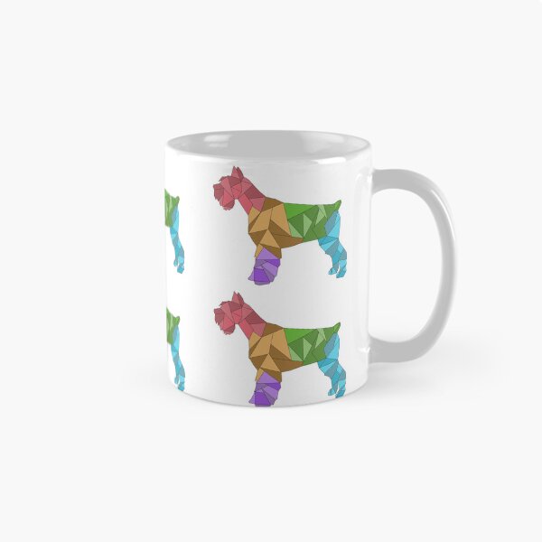 Item preview, SCHNAUZER GEOMETRIC colorful designed and sold by hemp3x.