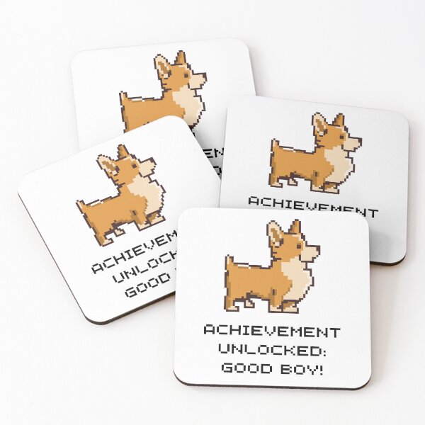 Item preview, Achievement Unlocked: Good Boy Corgi Design designed and sold by CarefulCreation.