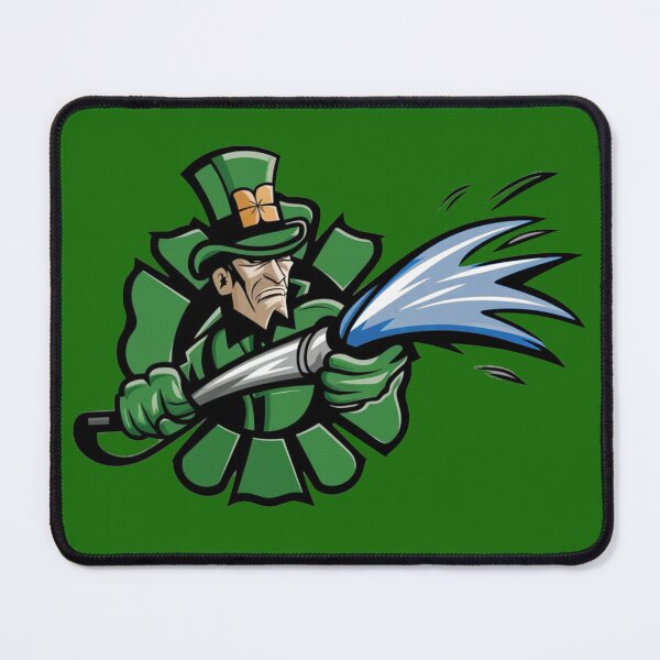 Item preview, Irish Firefighter St Patricks Day Four Leaf Clover Fireman Firehose Water designed and sold by Cr320.