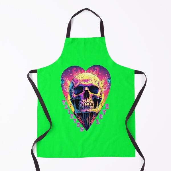 Item preview, Tainted Love Vibrant Skull in Heart Frame designed and sold by Rogue Wizard.