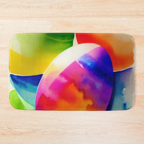 Item preview, Watercolor Easter Egg Pattern Print designed and sold by PinUpPizzazz.