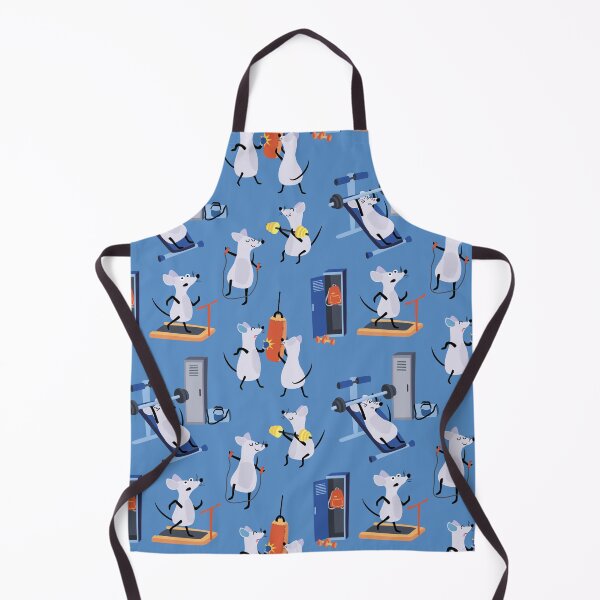 Item preview, Funny Workout Gym Rats Kids Pattern Blue designed and sold by SamAnnDesigns.