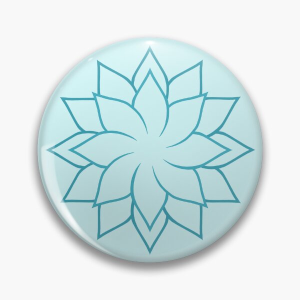 Item preview, Flower Outline in Teal designed and sold by KathyLav.
