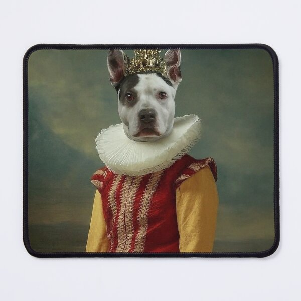 Item preview, Portrait of a Pit Bull Dog in Medieval Royal Dress designed and sold by GAGGAofficial.