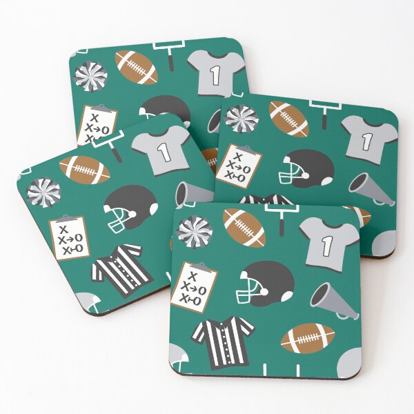 Item preview, Football Gear Kids Black White Green Sports designed and sold by SamAnnDesigns.