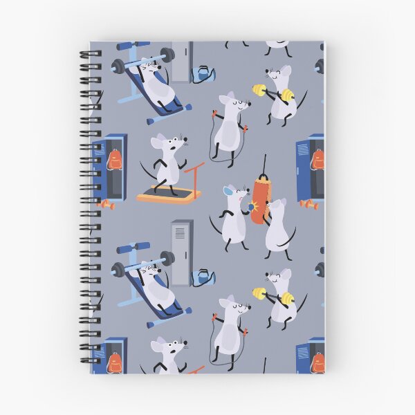 Item preview, Funny Workout Gym Rats Kids Pattern Gray designed and sold by SamAnnDesigns.