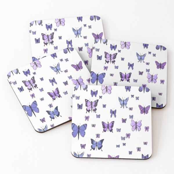 Item preview, Blue and Purple Butterflies designed and sold by TroviTutto.