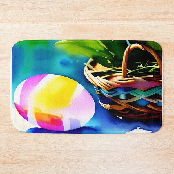 Item preview, Watercolour Easter Egg Print Pattern designed and sold by PinUpPizzazz.