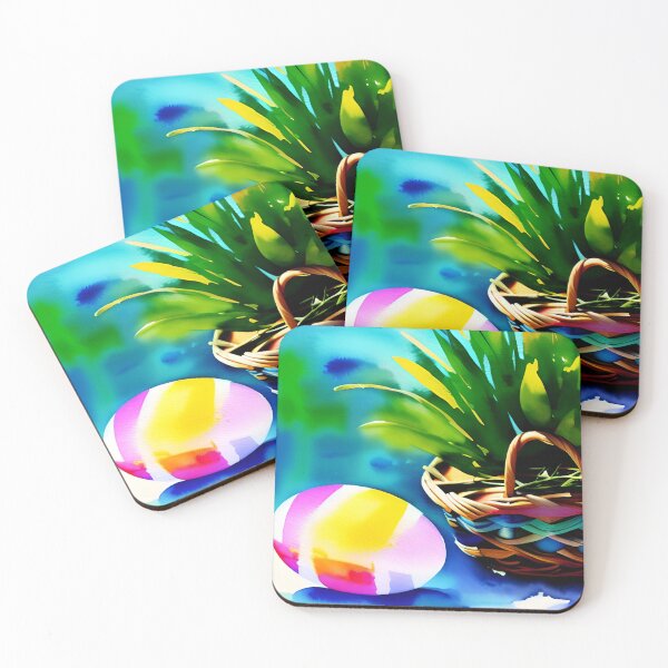 Item preview, Watercolour Easter Egg Print Pattern designed and sold by PinUpPizzazz.