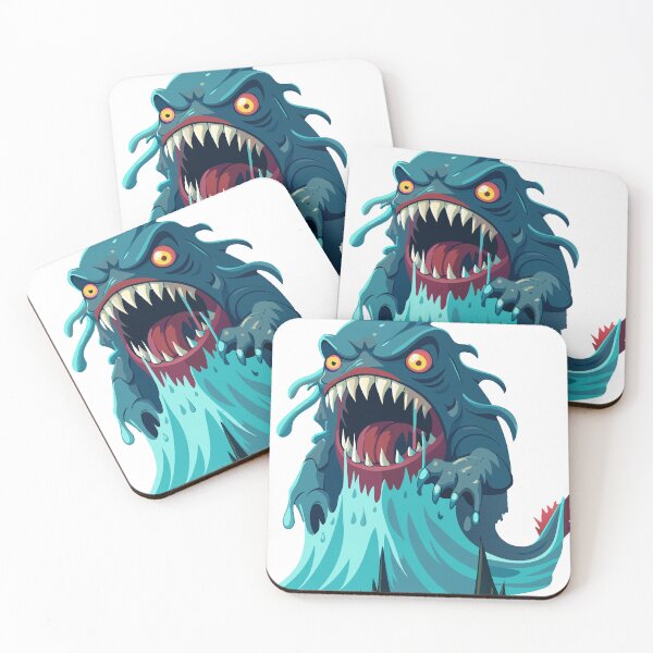 Item preview, Ferocious Sea Monster Emerging from the Water designed and sold by Rostislav Bouda.