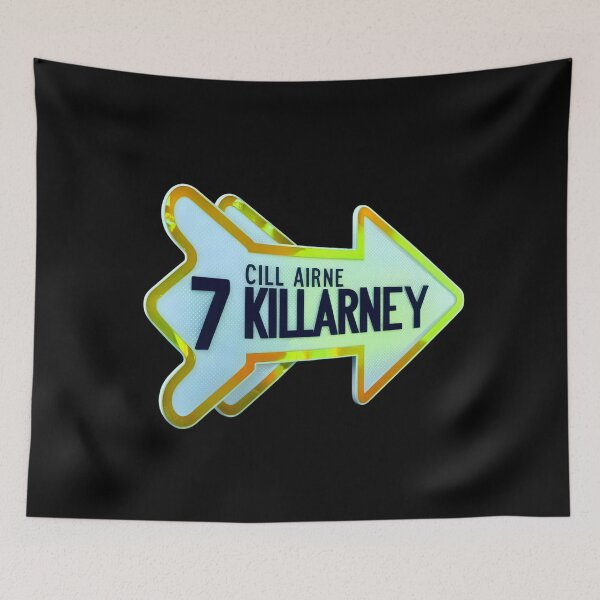 Item preview, Killarney Futuristic 7Km Road Sign County Kerry 2 designed and sold by OliDesigns.