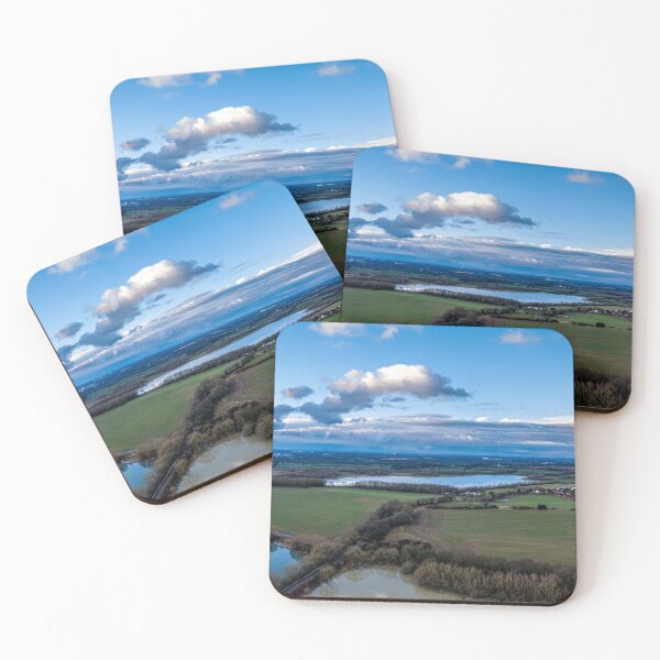 Item preview, Dusk over the lakes drone photo designed and sold by Anthony Hiorns.