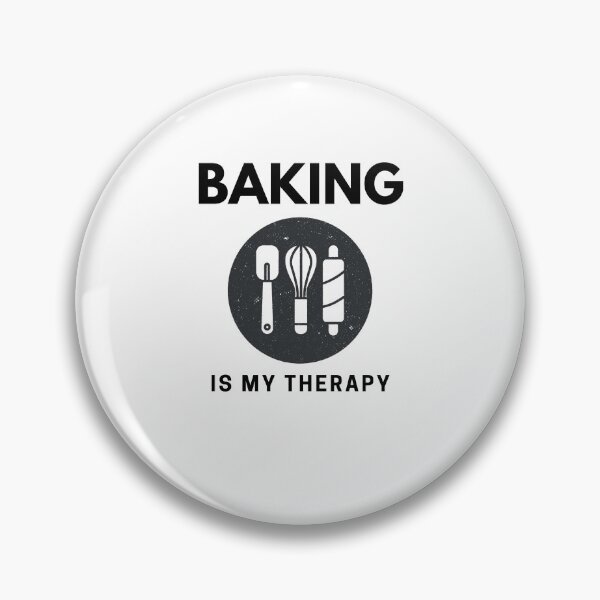Item preview,  “Baking is my Therapy” handmade creative leisure activities. designed and sold by DamiCrea82.