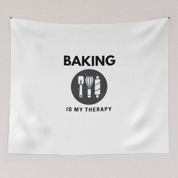 Item preview,  “Baking is my Therapy” handmade creative leisure activities. designed and sold by DamiCrea82.