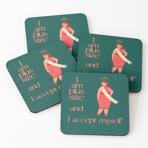 Item preview, I am plus size and I accept myself designed and sold by DMHG.