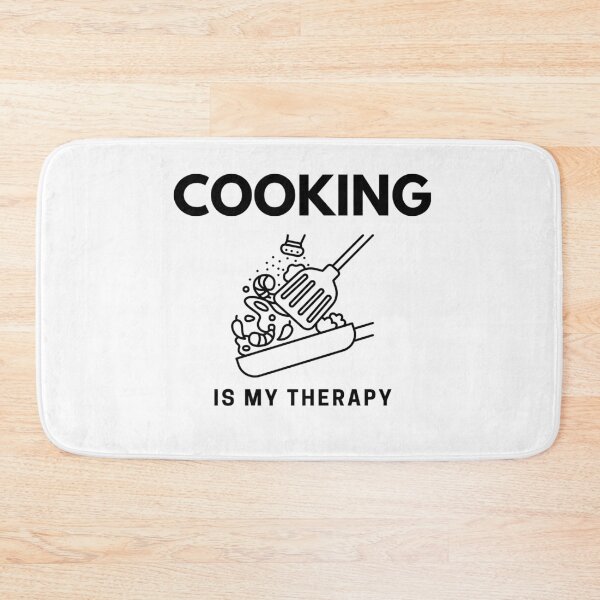 Item preview, “Cooking is my Therapy” handmade creative leisure activities. designed and sold by DamiCrea82.