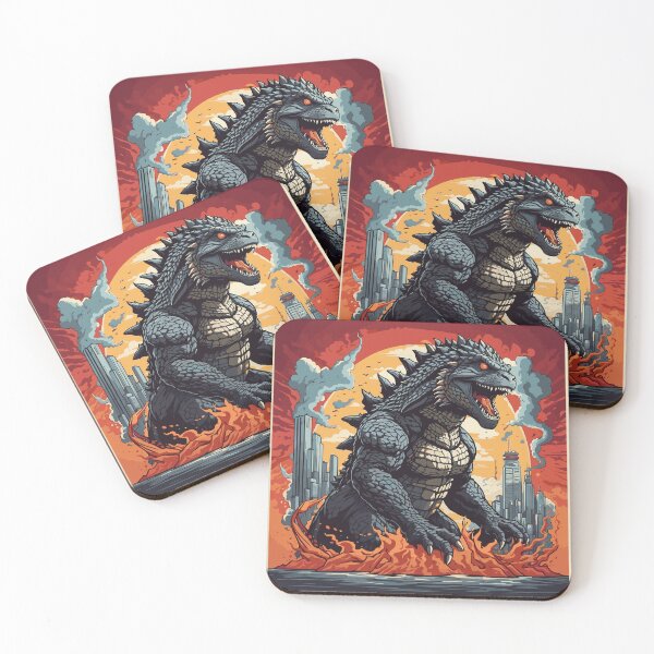 Item preview, Kaiju Monster Emerge from the Water designed and sold by That3DGeek.