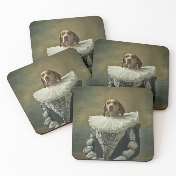 Item preview, Portrait of a Beagle Dog in Medieval Royal Dress designed and sold by GAGGAofficial.