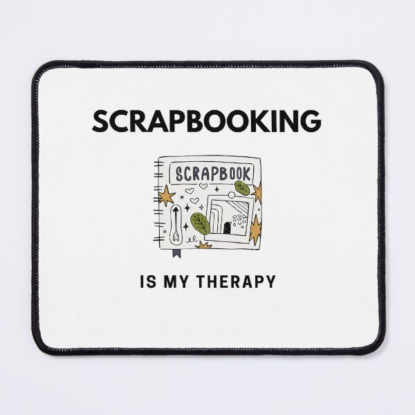 Item preview, “Scrapbooking is my Therapy” handmade creative leisure activities. designed and sold by DamiCrea82.