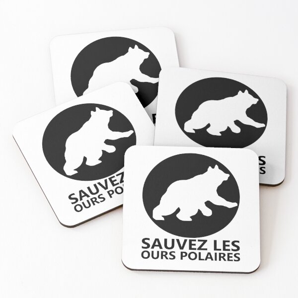 Aperçu de l'œuvre Sauvez les ours polaires créée et vendue par NOTRE-BONHEUR.