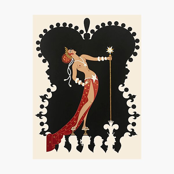 Vista previa del artículo con la obra «Erté - Suite Los Siete Pecados Capitales, Orgullo», diseñado y vendido por elektronen.