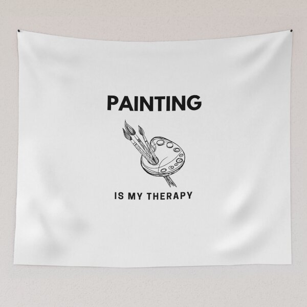 Item preview, “Painting is my Therapy” handmade creative leisure activities. designed and sold by DamiCrea82.