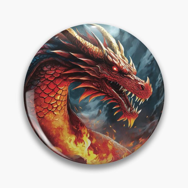 Item preview, fire breathing dragon designed and sold by ilMONDOdiSERE.