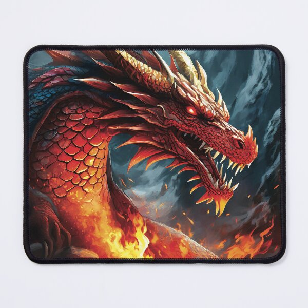 Item preview, fire breathing dragon designed and sold by ilMONDOdiSERE.