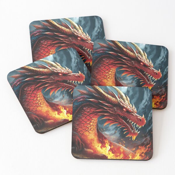 Item preview, fire breathing dragon designed and sold by ilMONDOdiSERE.
