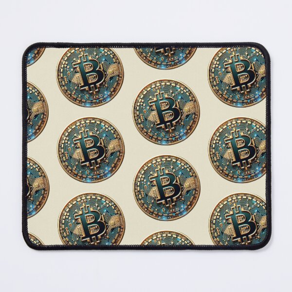 Item preview, Cryptocurrency Circuitry - Bitcoin Emblem Coin Design designed and sold by Domi Creatives.