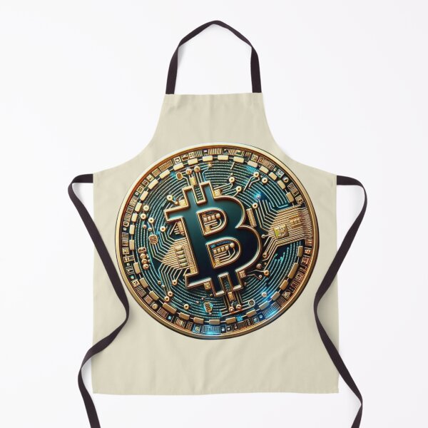 Item preview, Cryptocurrency Circuitry - Bitcoin Emblem Coin Design designed and sold by Domi Creatives.
