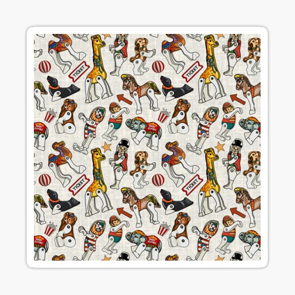 Item preview, Vintage Circus All-Over Print designed and sold by Unhinged Heather.