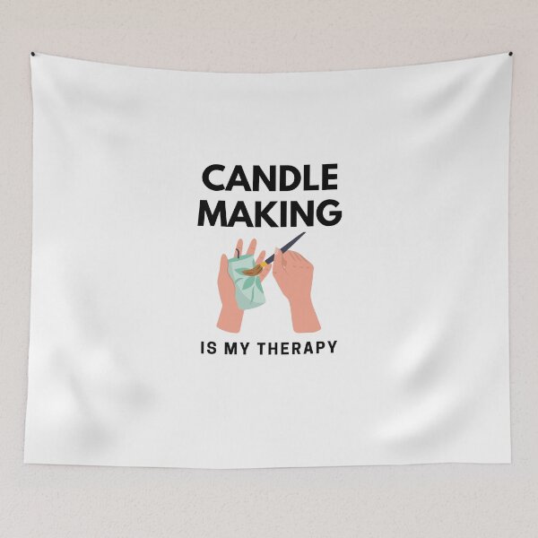 Item preview, “Candle Making is my Therapy” handmade creative leisure activities. designed and sold by DamiCrea82.