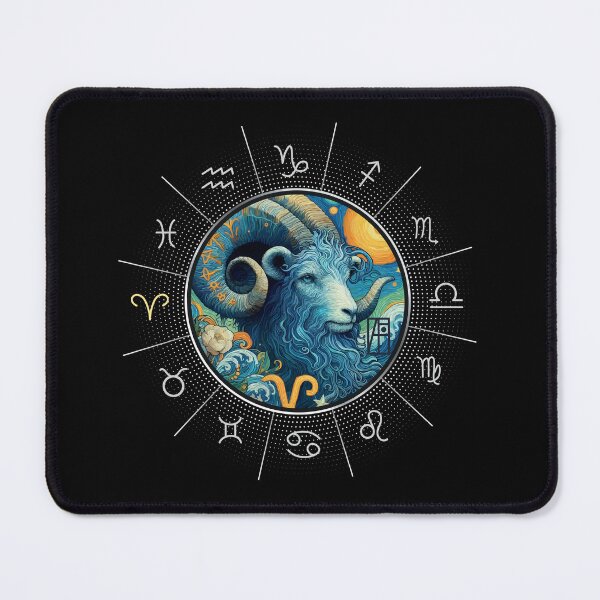 Item preview, ZODIAC Aries - Astrological ARIRS - ARIRS - ZODIAC sign - Van Gogh style - 2 designed and sold by ArtProjectShop.